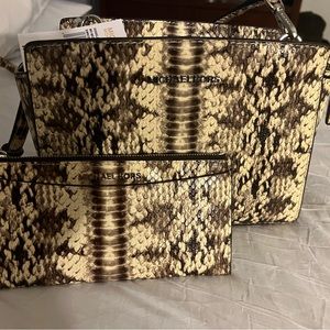 Michael Kors Selma Purse with matching wallet